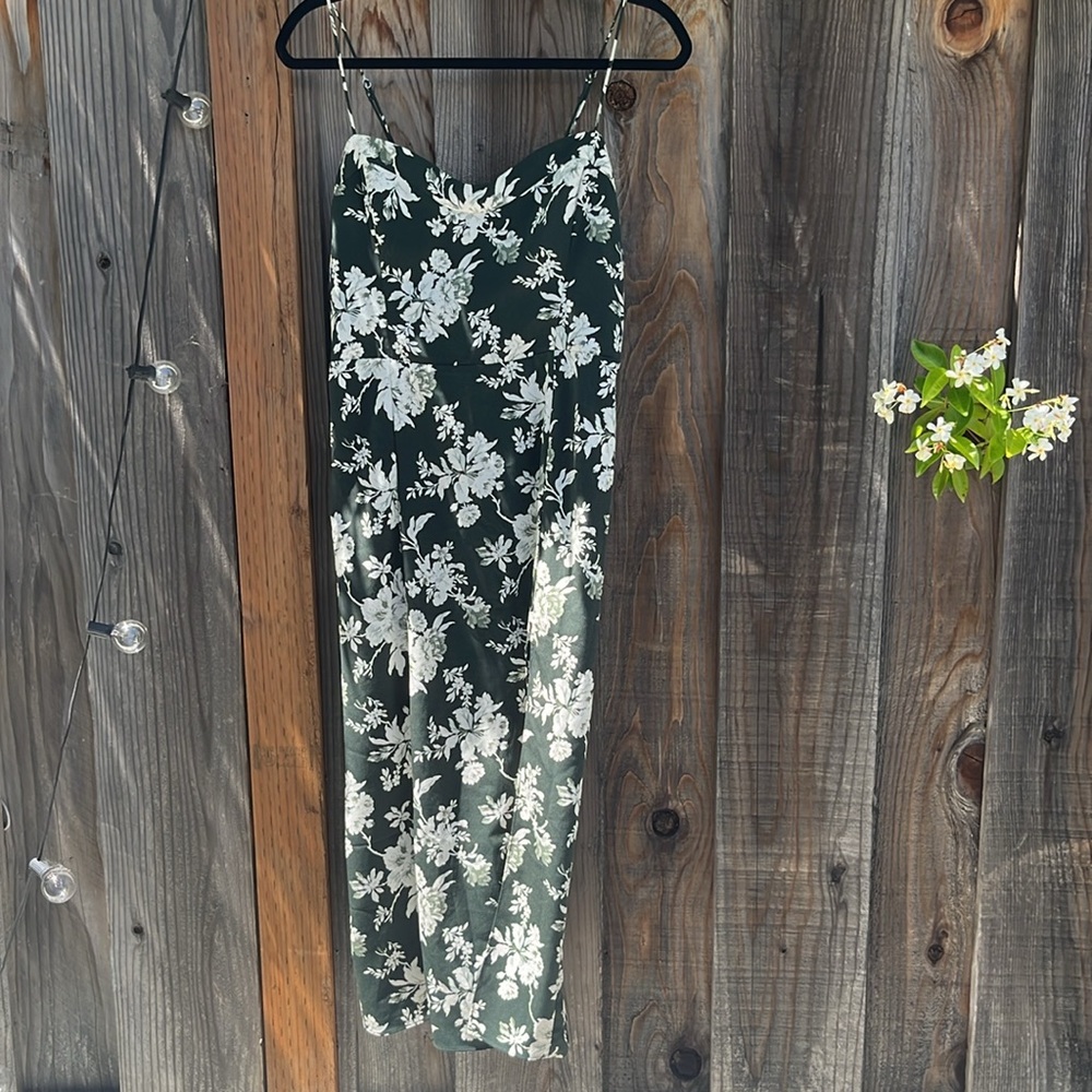 Abercrombie High-Slit Midi Dress